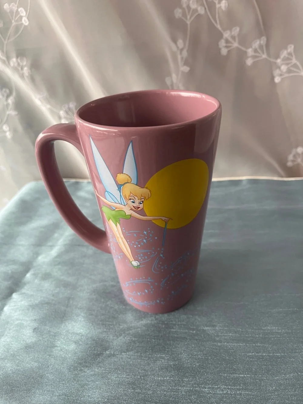 Disney Store Tinker Bell Tall Lavender Ceramic Mug – 16oz Retired - Picture 2 of 5